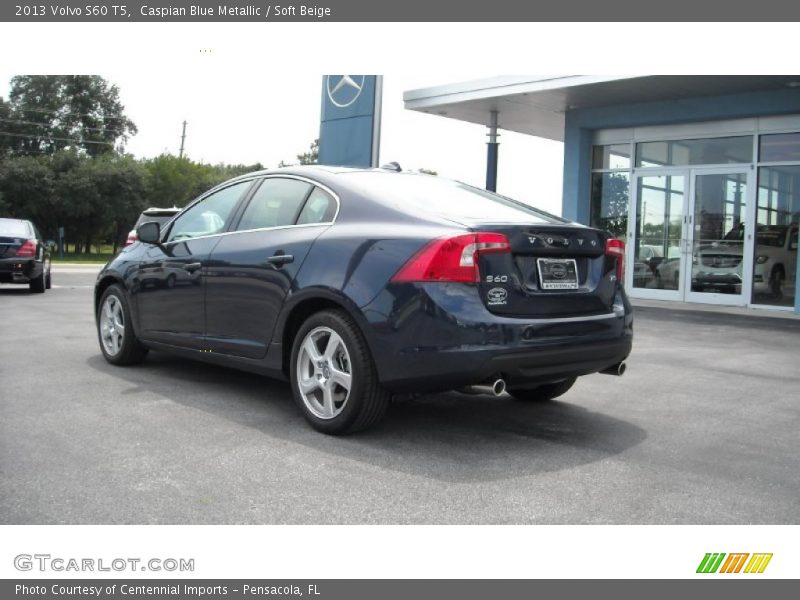 Caspian Blue Metallic / Soft Beige 2013 Volvo S60 T5