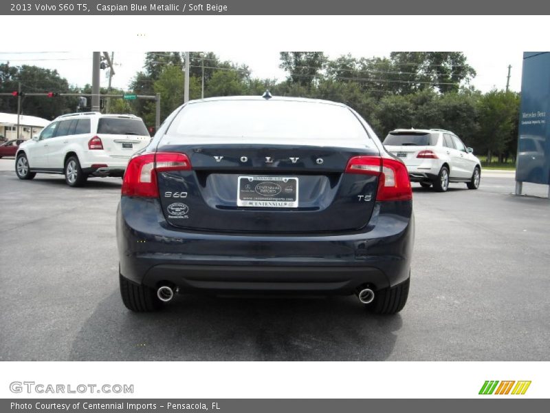 Caspian Blue Metallic / Soft Beige 2013 Volvo S60 T5