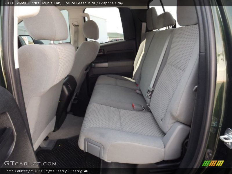 Spruce Green Mica / Graphite Gray 2011 Toyota Tundra Double Cab