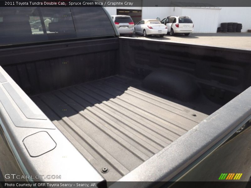 Spruce Green Mica / Graphite Gray 2011 Toyota Tundra Double Cab