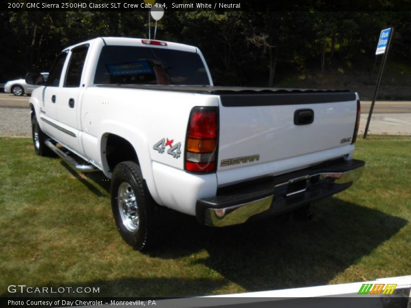 Summit White / Neutral 2007 GMC Sierra 2500HD Classic SLT Crew Cab 4x4