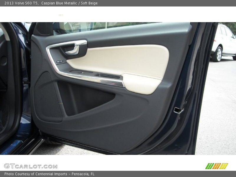 Caspian Blue Metallic / Soft Beige 2013 Volvo S60 T5