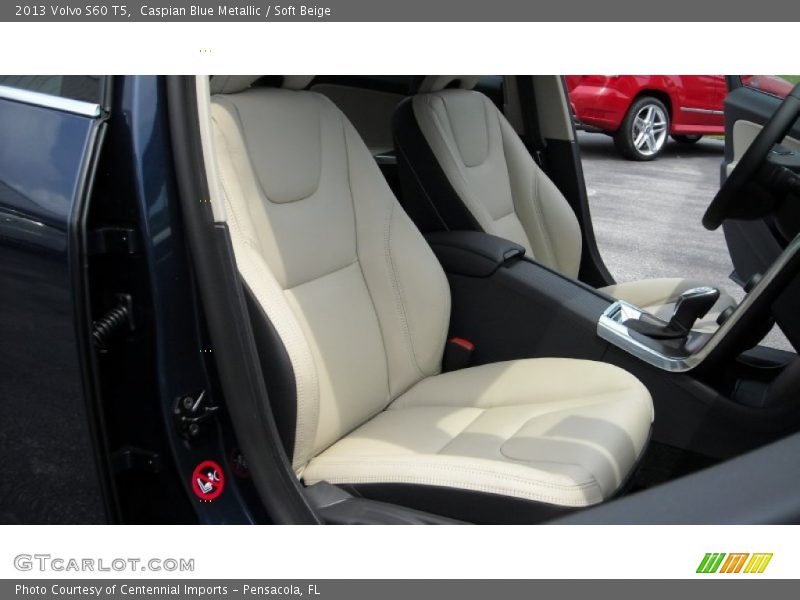 Caspian Blue Metallic / Soft Beige 2013 Volvo S60 T5