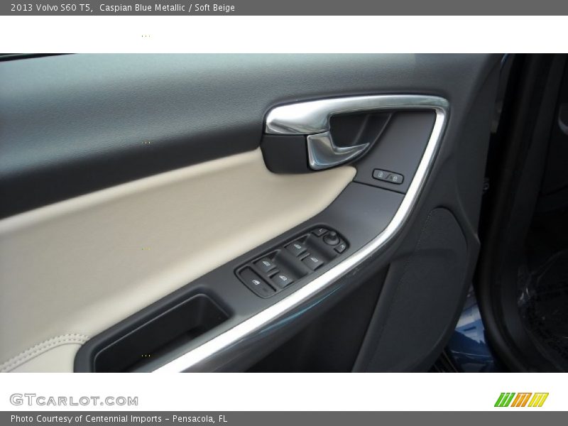 Caspian Blue Metallic / Soft Beige 2013 Volvo S60 T5