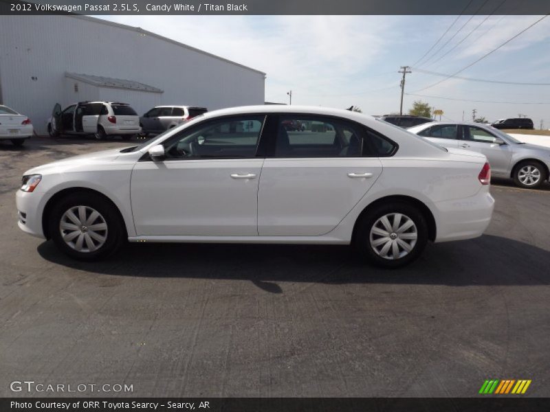 Candy White / Titan Black 2012 Volkswagen Passat 2.5L S