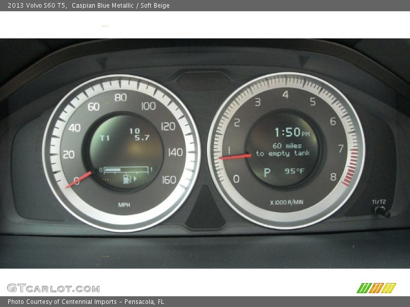  2013 S60 T5 T5 Gauges