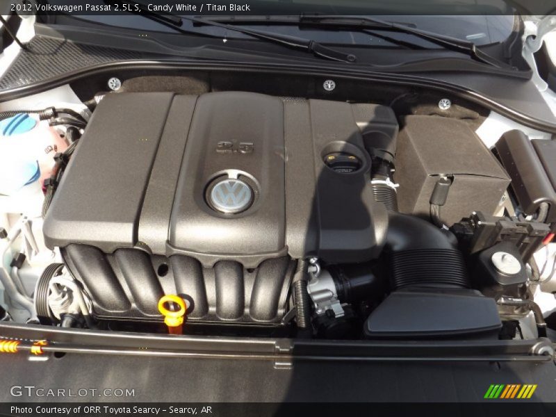 Candy White / Titan Black 2012 Volkswagen Passat 2.5L S