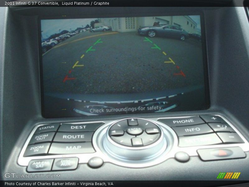 Controls of 2011 G 37 Convertible