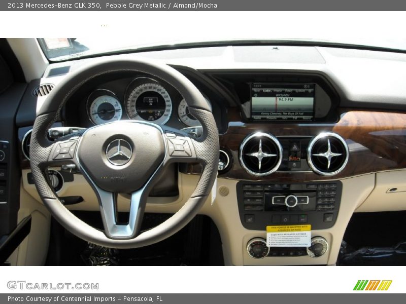 Pebble Grey Metallic / Almond/Mocha 2013 Mercedes-Benz GLK 350