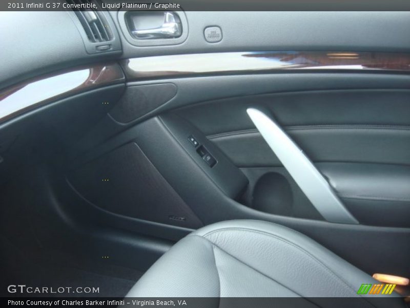 Liquid Platinum / Graphite 2011 Infiniti G 37 Convertible