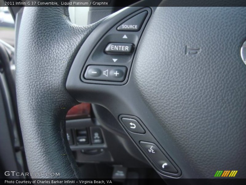 Controls of 2011 G 37 Convertible