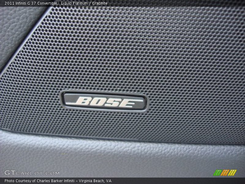 Audio System of 2011 G 37 Convertible