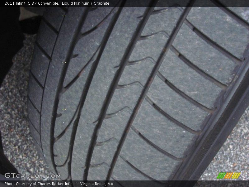 Liquid Platinum / Graphite 2011 Infiniti G 37 Convertible