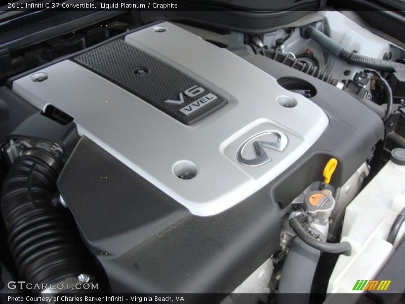  2011 G 37 Convertible Engine - 3.7 Liter DOHC 24-Valve CVTCS V6