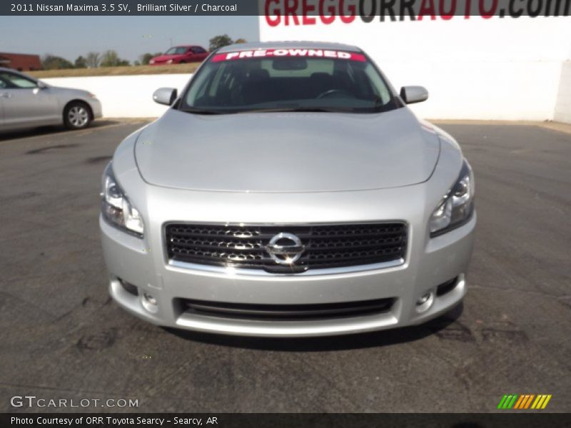 Brilliant Silver / Charcoal 2011 Nissan Maxima 3.5 SV