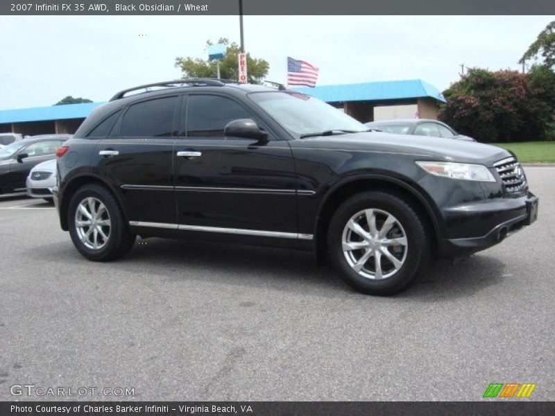 Black Obsidian / Wheat 2007 Infiniti FX 35 AWD