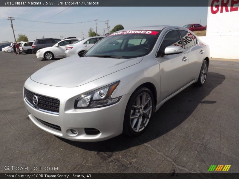 Brilliant Silver / Charcoal 2011 Nissan Maxima 3.5 SV