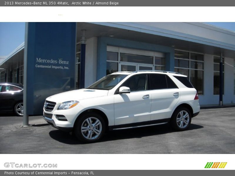 Arctic White / Almond Beige 2013 Mercedes-Benz ML 350 4Matic
