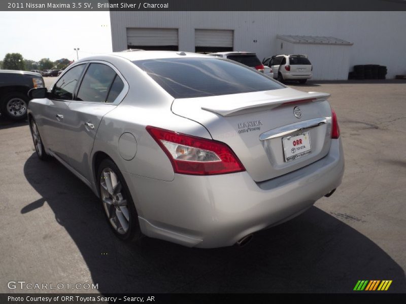 Brilliant Silver / Charcoal 2011 Nissan Maxima 3.5 SV