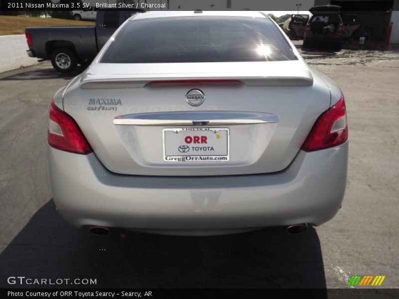 Brilliant Silver / Charcoal 2011 Nissan Maxima 3.5 SV