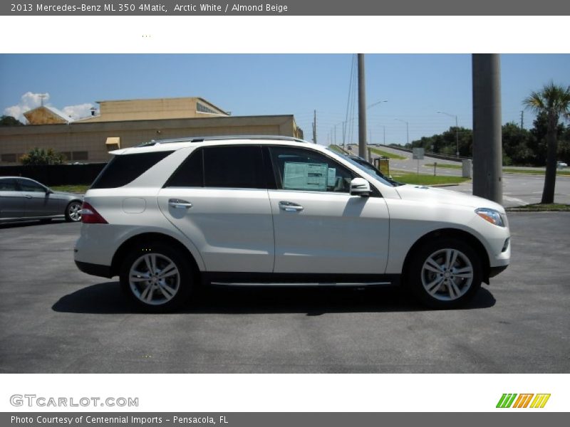 Arctic White / Almond Beige 2013 Mercedes-Benz ML 350 4Matic