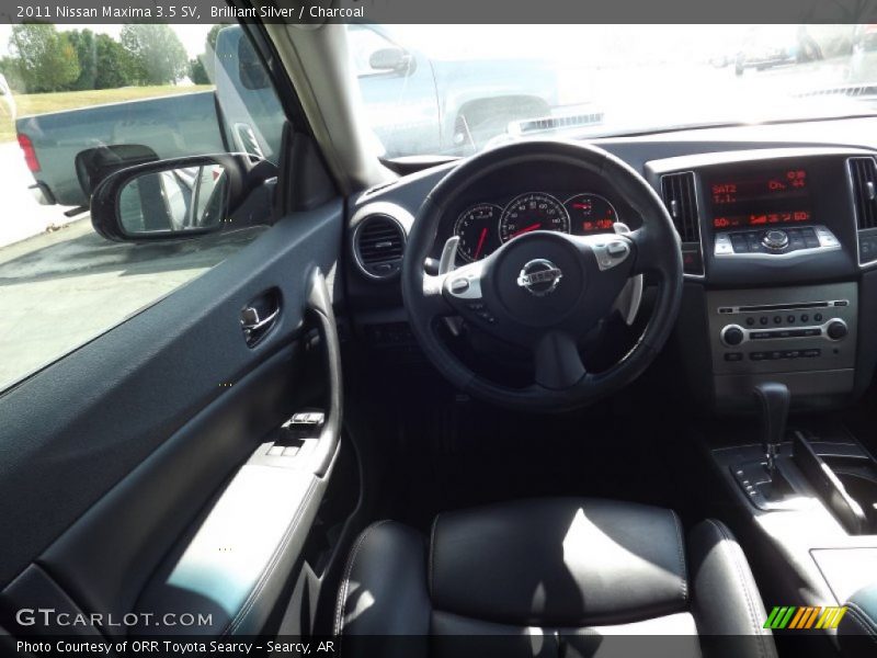 Brilliant Silver / Charcoal 2011 Nissan Maxima 3.5 SV