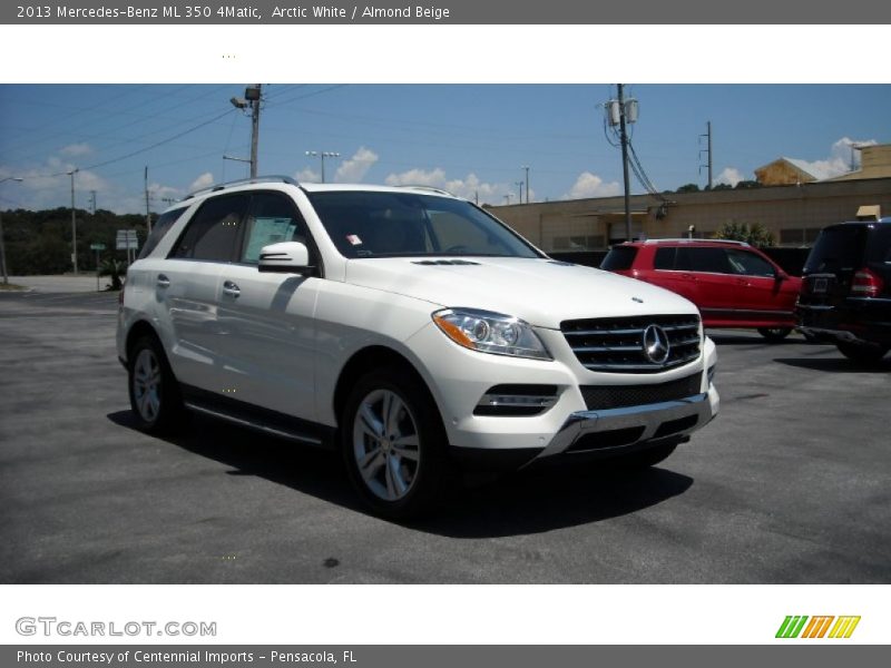 Arctic White / Almond Beige 2013 Mercedes-Benz ML 350 4Matic