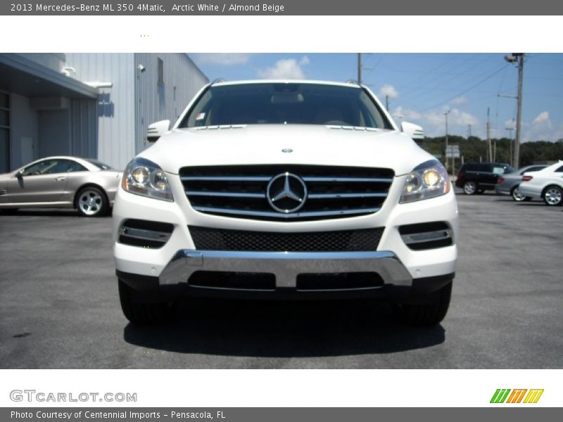 Arctic White / Almond Beige 2013 Mercedes-Benz ML 350 4Matic