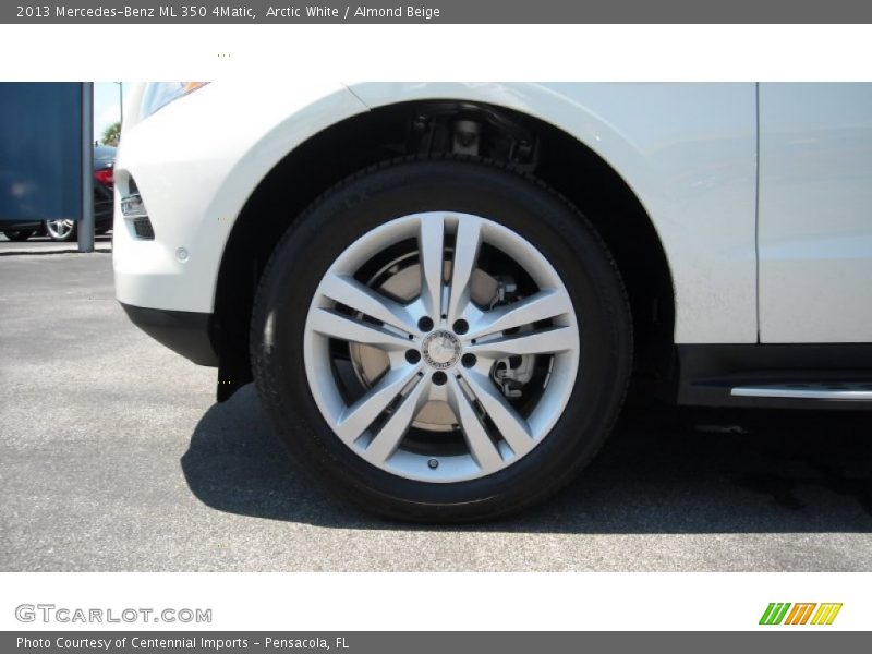 Arctic White / Almond Beige 2013 Mercedes-Benz ML 350 4Matic