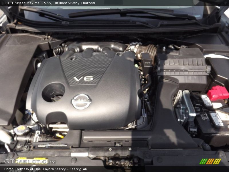 Brilliant Silver / Charcoal 2011 Nissan Maxima 3.5 SV
