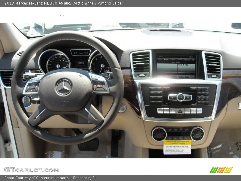 Arctic White / Almond Beige 2013 Mercedes-Benz ML 350 4Matic