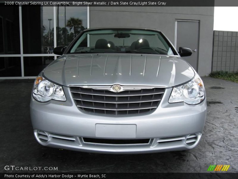 Bright Silver Metallic / Dark Slate Gray/Light Slate Gray 2008 Chrysler Sebring LX Convertible