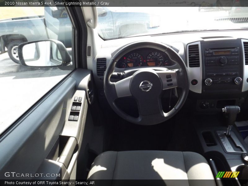 Silver Lightning Metallic / Gray 2010 Nissan Xterra S 4x4