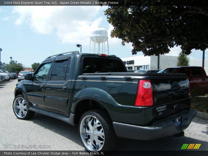 Aspen Green Metallic / Medium Pebble 2004 Ford Explorer Sport Trac XLS