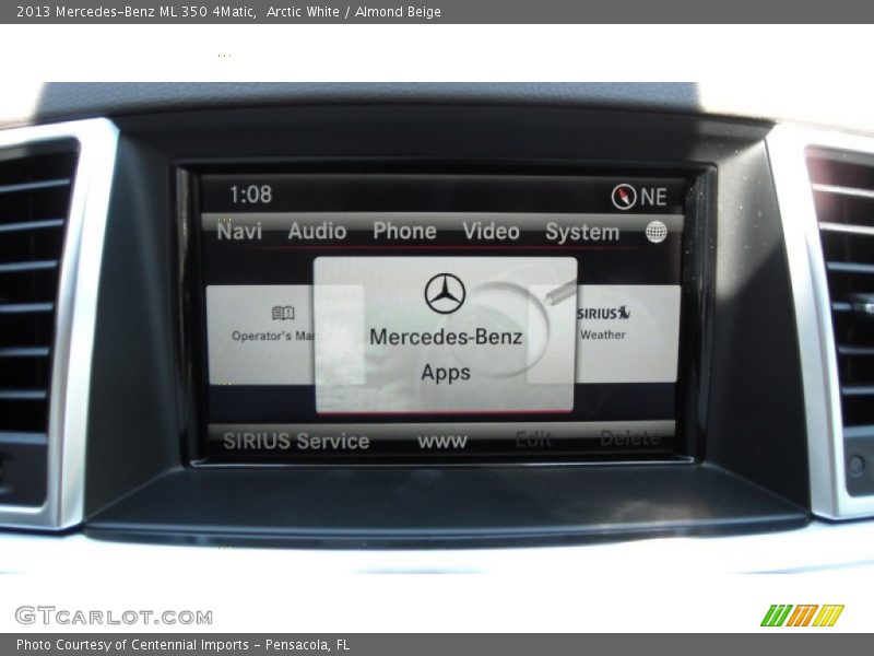 Arctic White / Almond Beige 2013 Mercedes-Benz ML 350 4Matic