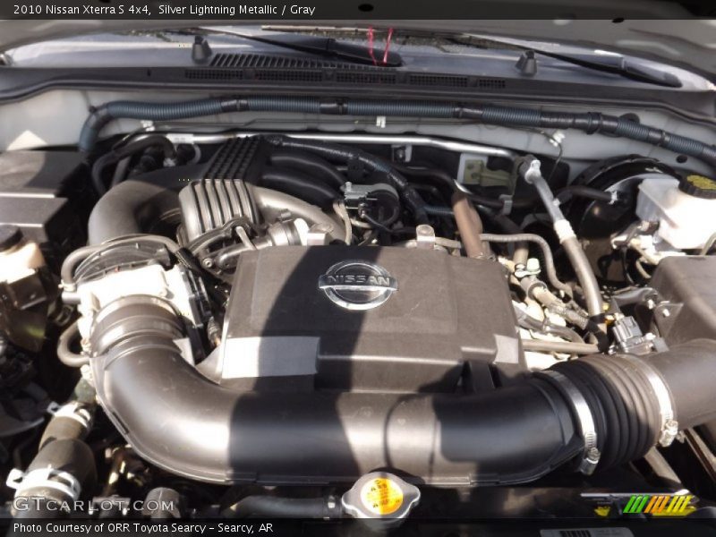 Silver Lightning Metallic / Gray 2010 Nissan Xterra S 4x4