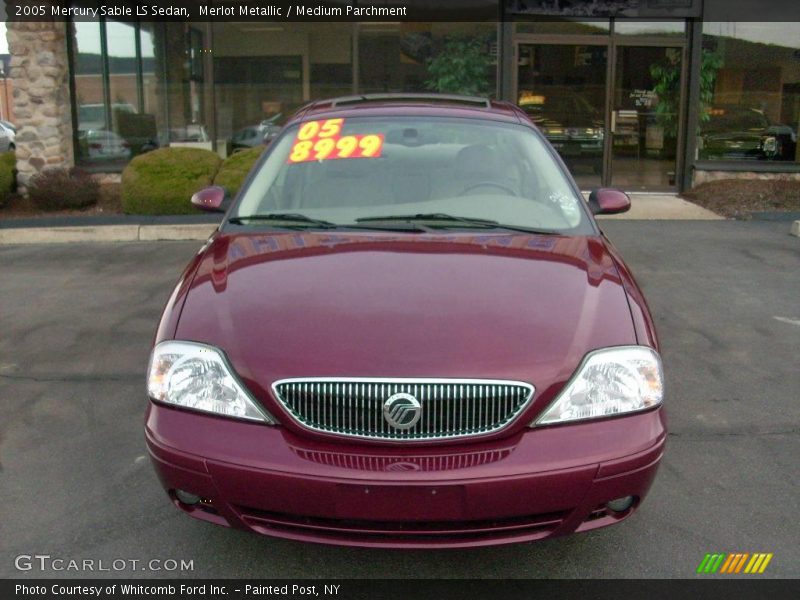 Merlot Metallic / Medium Parchment 2005 Mercury Sable LS Sedan