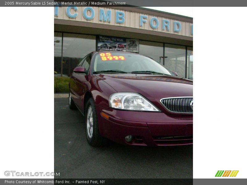 Merlot Metallic / Medium Parchment 2005 Mercury Sable LS Sedan