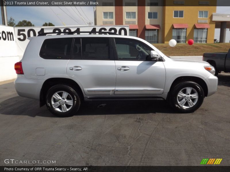 Classic Silver Metallic / Black 2013 Toyota Land Cruiser