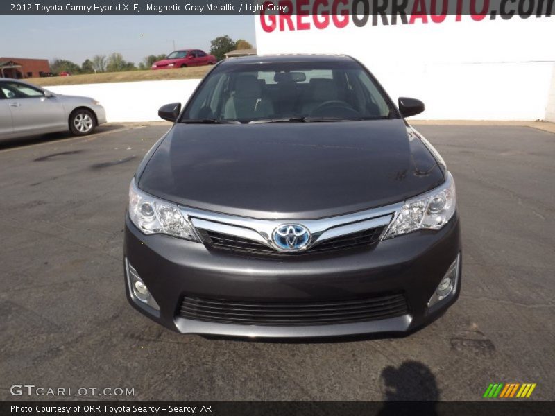 Magnetic Gray Metallic / Light Gray 2012 Toyota Camry Hybrid XLE