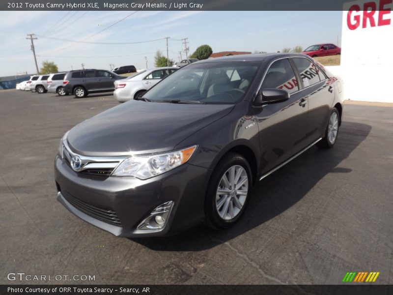 Magnetic Gray Metallic / Light Gray 2012 Toyota Camry Hybrid XLE