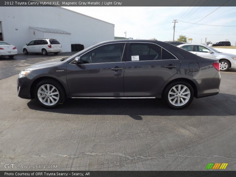 Magnetic Gray Metallic / Light Gray 2012 Toyota Camry Hybrid XLE