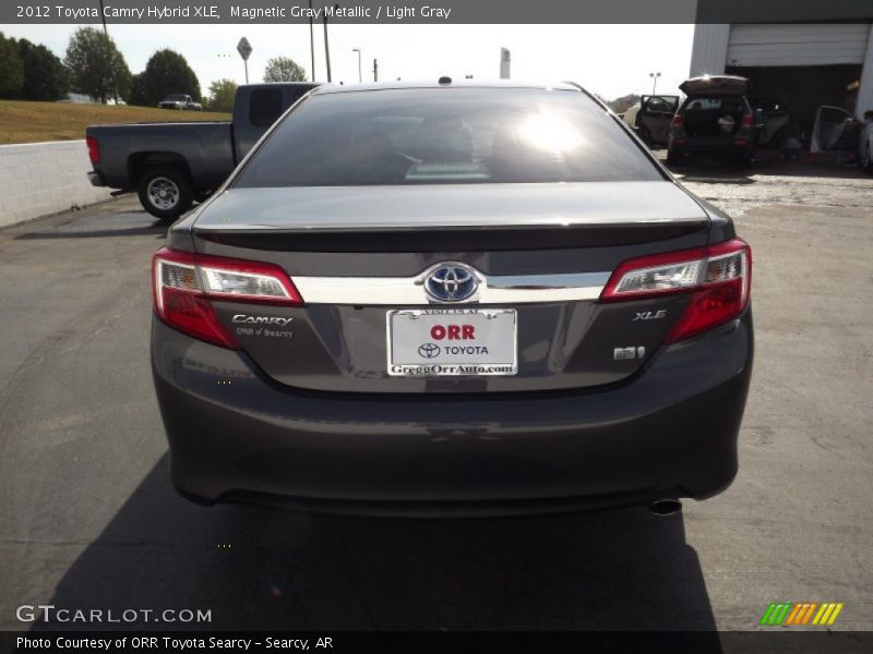 Magnetic Gray Metallic / Light Gray 2012 Toyota Camry Hybrid XLE