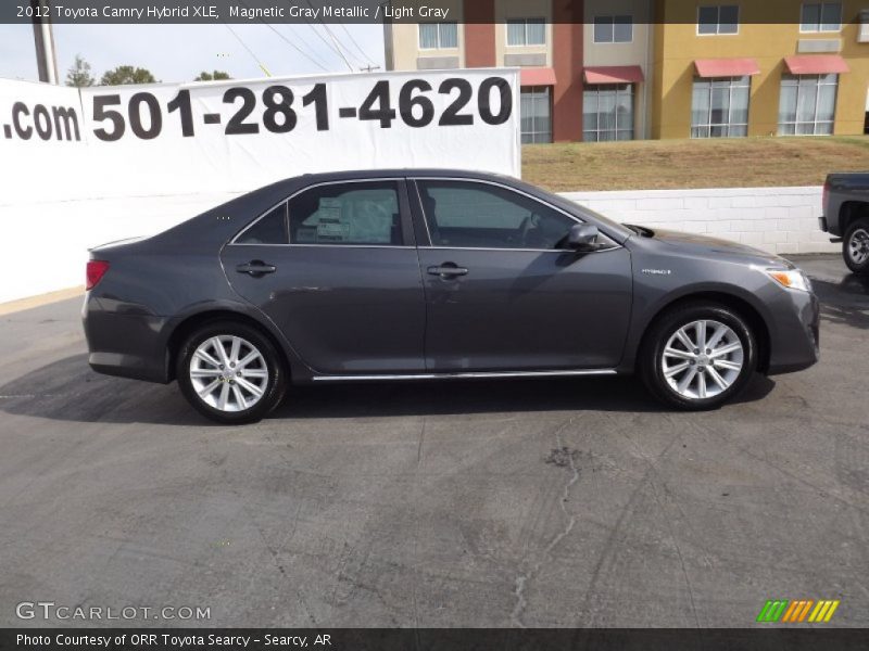 Magnetic Gray Metallic / Light Gray 2012 Toyota Camry Hybrid XLE