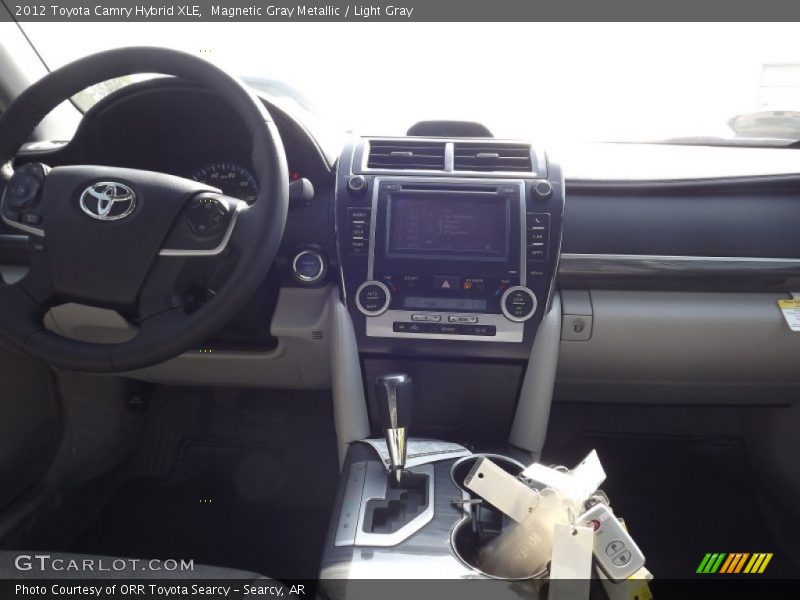Magnetic Gray Metallic / Light Gray 2012 Toyota Camry Hybrid XLE
