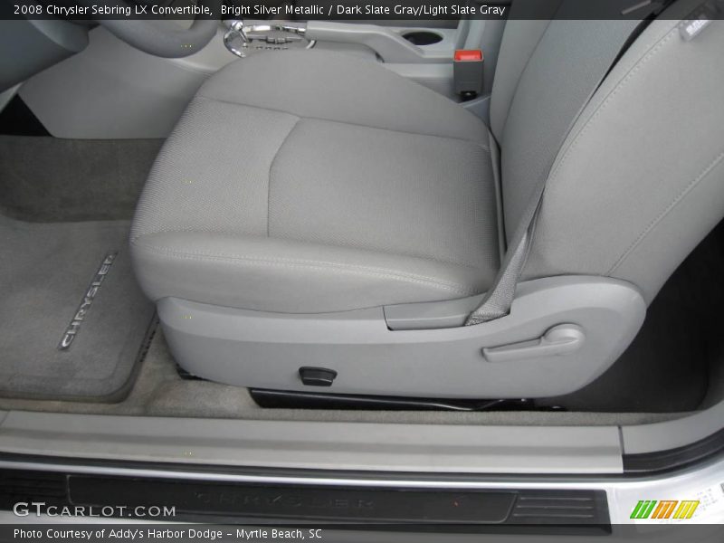 Bright Silver Metallic / Dark Slate Gray/Light Slate Gray 2008 Chrysler Sebring LX Convertible