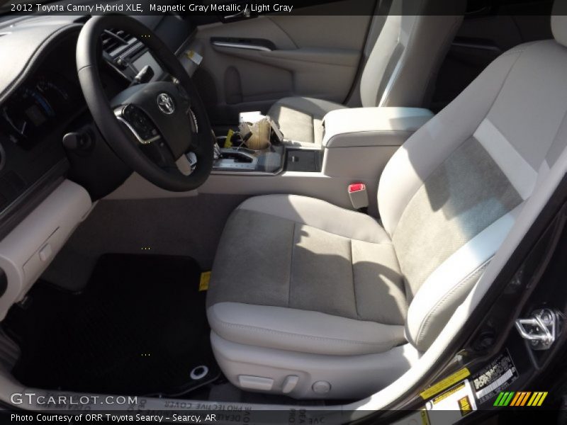 Magnetic Gray Metallic / Light Gray 2012 Toyota Camry Hybrid XLE
