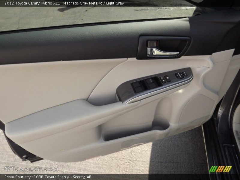 Magnetic Gray Metallic / Light Gray 2012 Toyota Camry Hybrid XLE