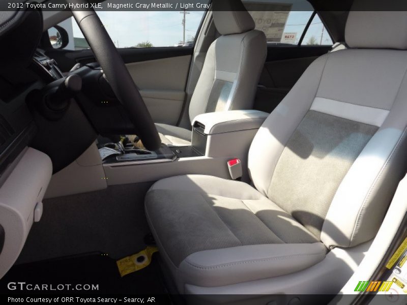 Magnetic Gray Metallic / Light Gray 2012 Toyota Camry Hybrid XLE