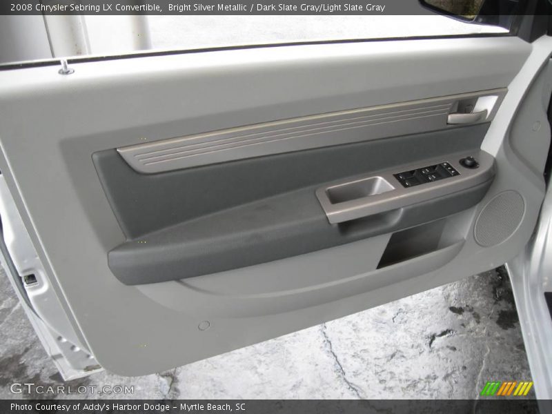 Bright Silver Metallic / Dark Slate Gray/Light Slate Gray 2008 Chrysler Sebring LX Convertible